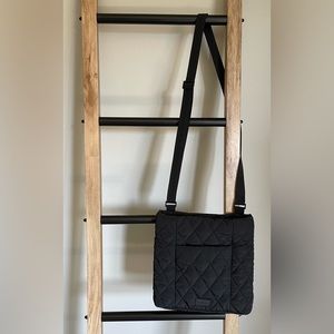 Vera Bradley Black Crossbody Purse with Adjustable Strap